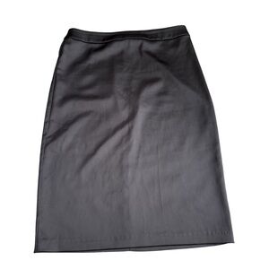 Tadashi Soji Satin Pencil Skirt